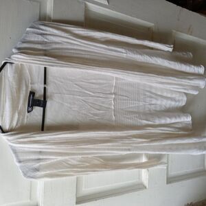 White Sheer Cardigan